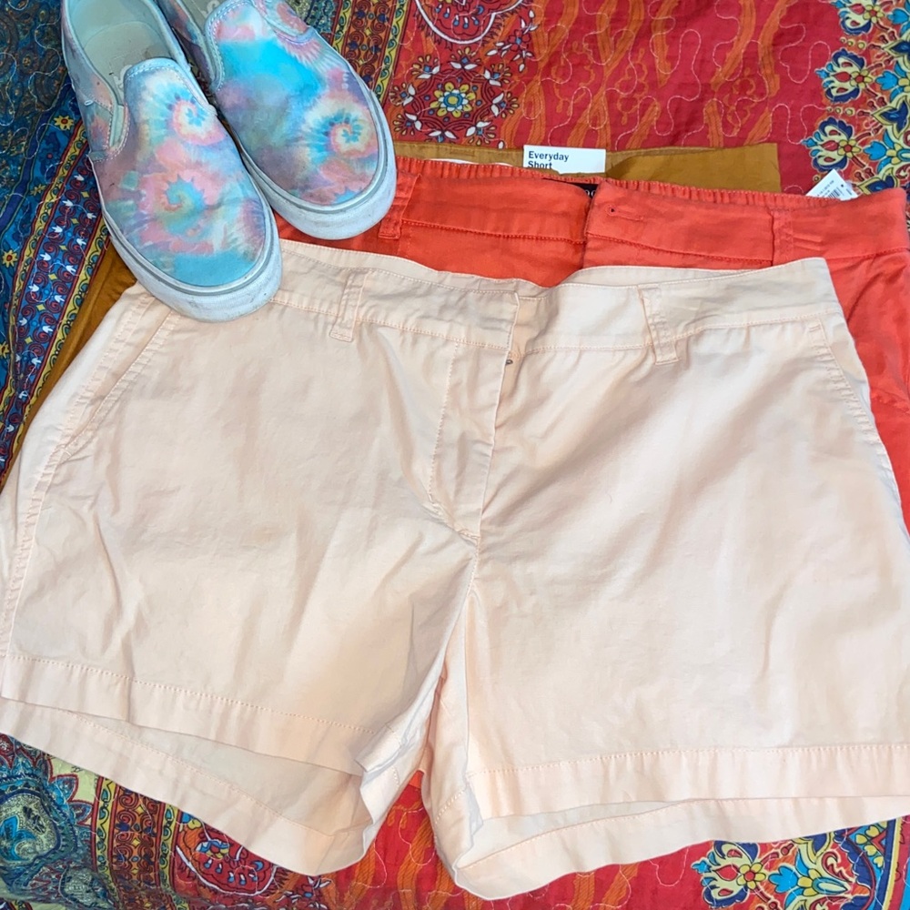 CREMIEUX PEACH SHORTS Preppy Walking Summer